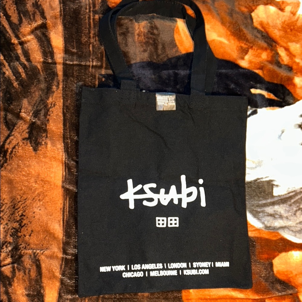 - Ksubi Black Tote Bag